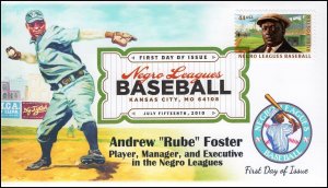 AO 4466-1, 2010, Negro Leagues Baseball, Digital Color Postmark, Add-on Cachet,  