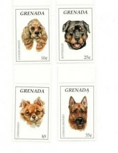 Grenada - 1995 - Dogs - Set Of 4 Stamps - MNH