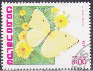 Cape Verde 459 Used 1982 Catopsili Florella, Butterfly