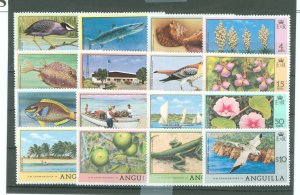 Anguilla #275-290  Single (Complete Set)