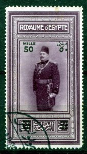 EGYPT - 1932 - 50M on 50P Overprint - King Fuad - FU