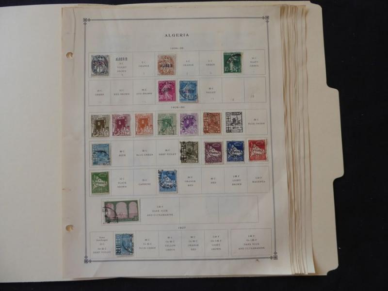 Algeria 1898-1962 Mint/Used  Stamp Collection Scott Intl Album Pages