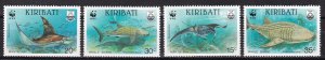 Kiribati, Fauna, WWF, Fishes MNH / 1991