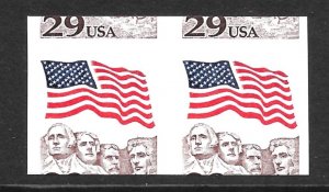IMPERFORATE ERROR Coil Pair Scott #2523b--MISCUT!!--2024 Scott Cat $20 For Reg
