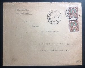 1922 Kaunas Lithuania Cover To Brunswick Germany