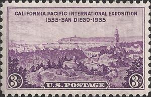# 773 MINT NEVER HINGED CALIFORNIA PACIFIC EXPOSITION