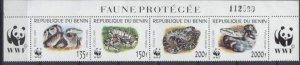 Benin Mi.1159-62 MNH WWF-99