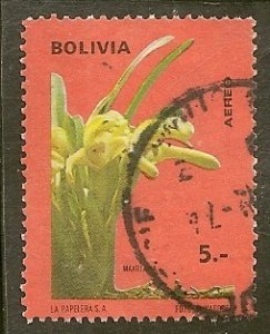 Bolivia     Scott C330   Orchid    Used