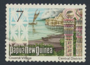 Papua New Guinea SG 245  SC# 373 Used  Coastal Village  see details