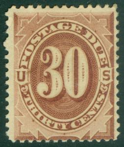 EDW1949SELL : USA 1884 Scott #J20 Red Brown. Mint OG Fresh color Catalog $200.00