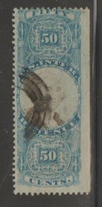 U.S. Scott #R115 Revenue Stamp - Used Set of 2 - IND