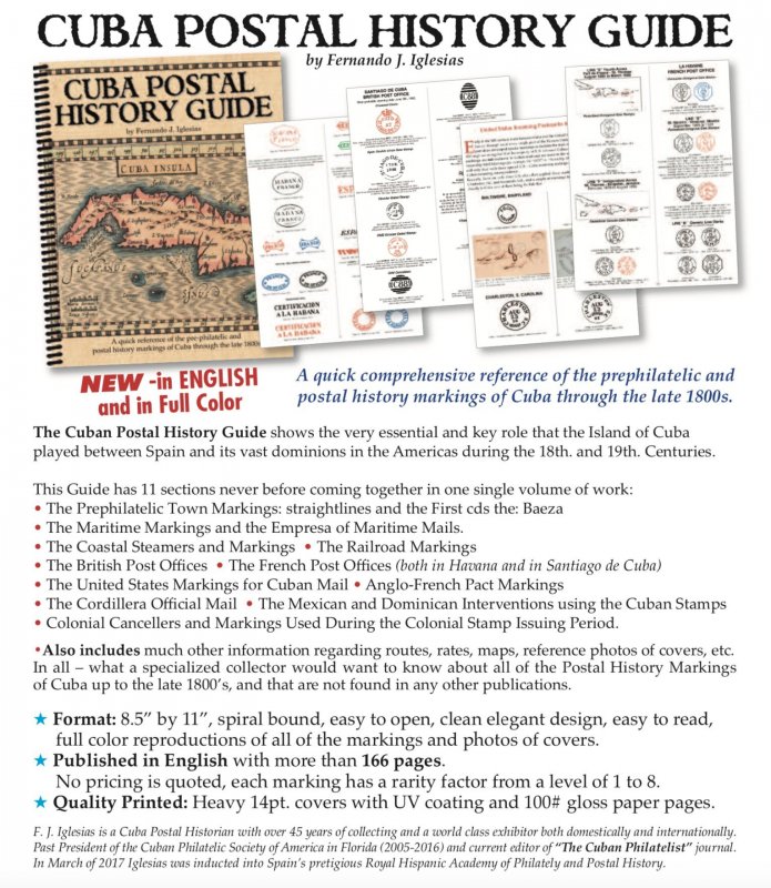Cuba Postal History Guide - Reference of Pre-Philatelic & Markings