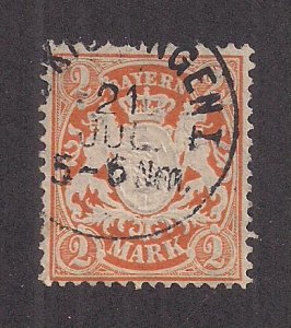 GERMAN STATES - BAVARIA SC# 55   AVF/U  1901