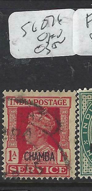 INDIA  CHAMBA  (PP0704B)   KGVI SERVICE 1 A     SG O76    VFU