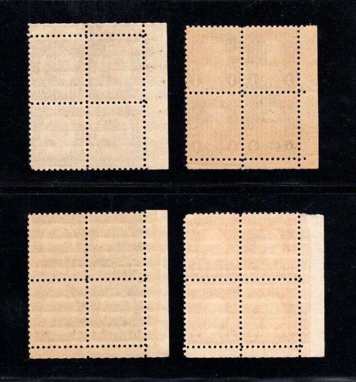 MOMEN: US #581-591 PLATE BLOCKS OF 4 COMPLETE SET OF 11 MINT OG NH LOT #91603
