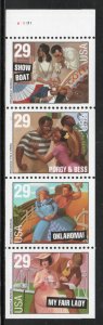ALLY'S STAMPS US Scott #2770a 29c Broadway Music B/P [4] MNH - F/VF [FP-93c]
