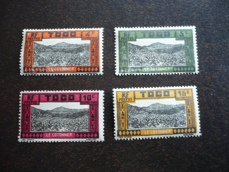 Stamps - Togo - Scott# 218-221 - Mint Hinged Part Set of 4 Stamps