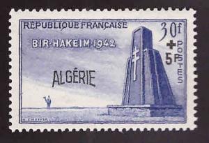 ALGERIA Scott B66 MH* stamp  1952 Military Monument