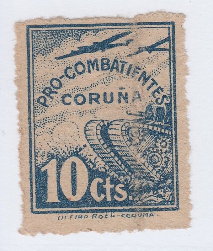 Spain--Fiscal or Local Revenue Stamp Cinderella 4268 --  FAULTY