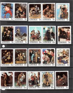 Liberia 1979 MNH Sc 853-a-j