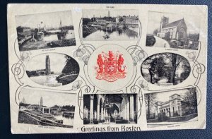 1914 Bradford England Picture Postcard Cover To Helsinki Finland Greetings