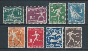 Netherlands #B25-32 Used 1928 Olympics Games