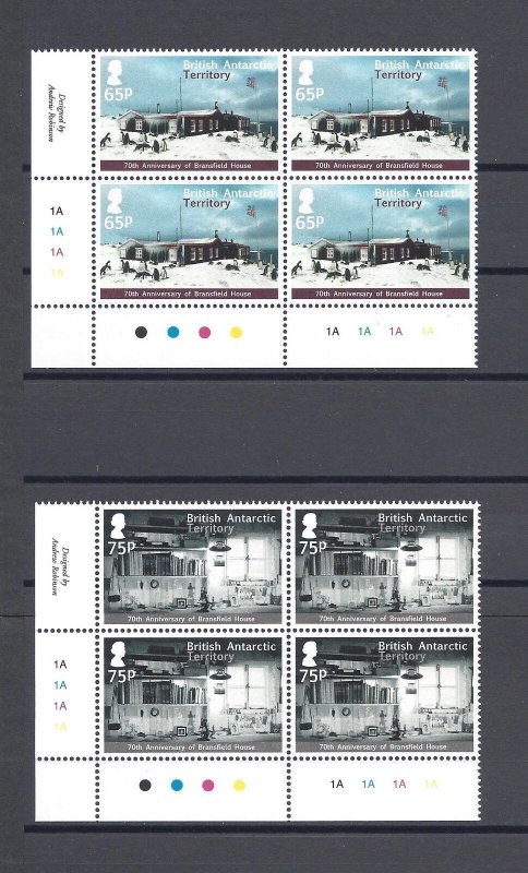 BRITISH ANTARCTIC TERRITORY 2013 SG 626/629 MNH