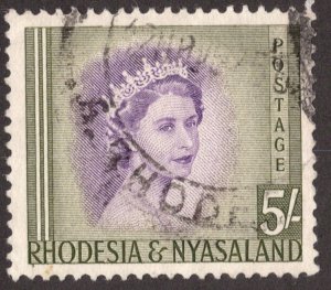 Rhodesia and Nyasaland Scott 153 Used.