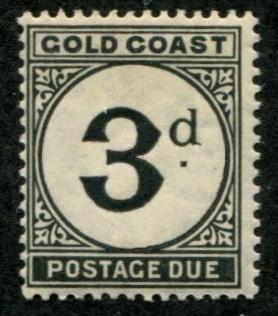 Gold Coast SC# J4 SG# D4 Postage Due MH