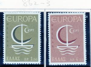 GREECE 		862-3 MH Europa Complete set