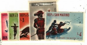 San Marino #477-481 MNH Hunting