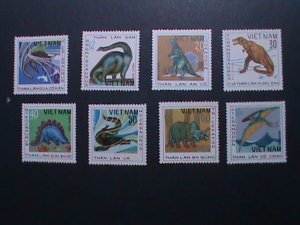 ​VIETNAM-1979 SC#972-9  PREHISTORY ANIMALS-DINOSAURS COMPLETE SET MNH VF