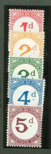 Tristan da Cunha #J1-5 Mint (NH) Single (Complete Set)