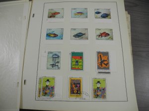 CUBA, 100s & 100s of Stamps mostly hinged on Scott pages