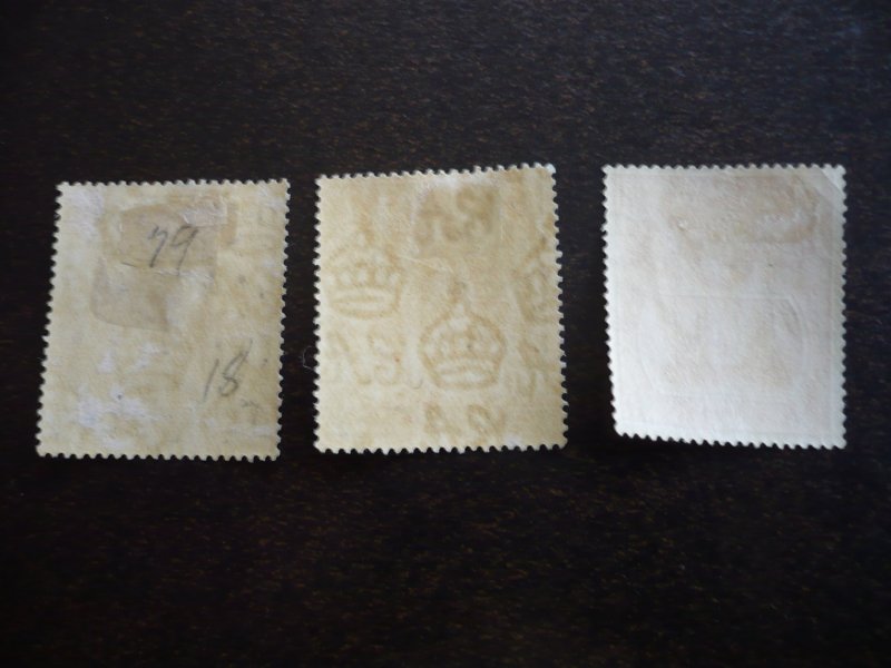 Stamps - ST. Helena - Scott# 79-81 - Mint Hinged Part Set of 3 Stamps