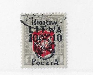 Central Lithuania Sc #20  10m on 1auk  used