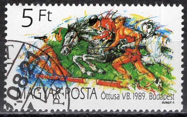 Hungary; 1989: Sc. # 3194:  Used CTO Cpl. Set