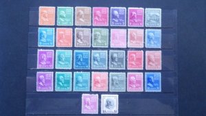 #803 - #832  1/2c - $1.00 Presidential Issues MNH OG F/VF #2e