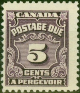 Canada 1948 5c Violet SGD22 Fine LMM