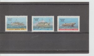 Russia  Scott#  2385-2387  MH  (1960 Ships)