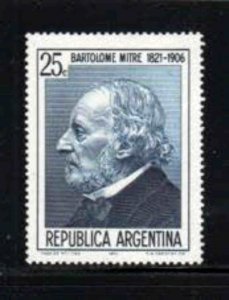 ARGENTINA #981 1972 PRESIDENT MITRE MINT VF LH O.G