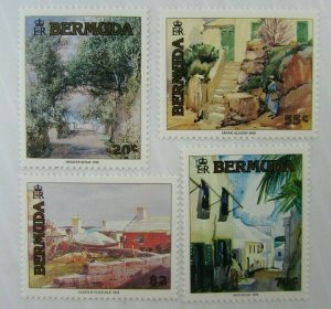 1991 Bermuda SC #613-616  FAMOUS PAINTINGS  MH stamp set