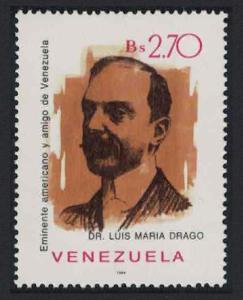 Venezuela 125th Birth Anniversary 1984 of Dr Luis Maria Drago Argentine