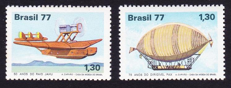 Brazil Aviation Anniversaries 2v SG#1683-1684