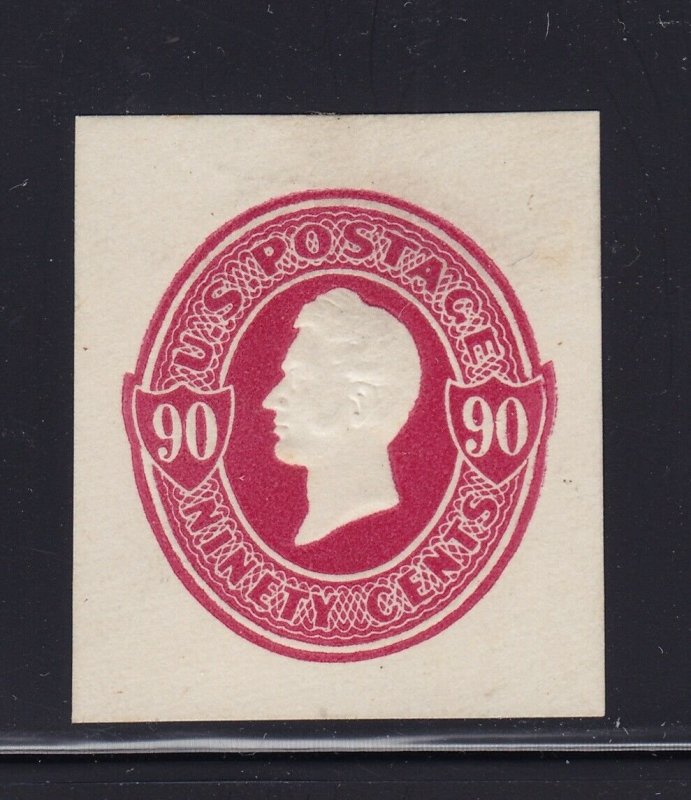 U211 VF-XF mint cut square with nice color scv $ 115 ! see pic !