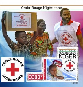 2021/08 - NIGER - RED CROSS                  1V  complet set    MNH ** T