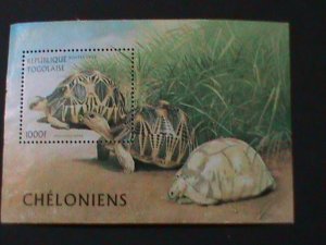 TOGO-1996- BEAUTIFUL LOVELY TURTLES-MNH S/S VF-LAST ONE WE SHIP TO WORLDWIDE