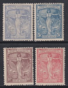 1921 Argentina Allegory Pan America complete set MNH Sc# 286 / 289 CV $10.00+