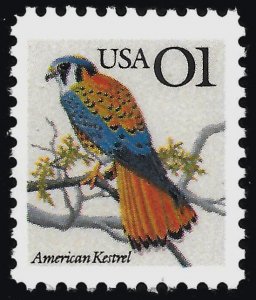 Scott 2476  1¢ American Kestrel Single, MNH