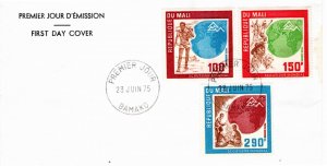 Mali 1975 Sc C251-3 FDC